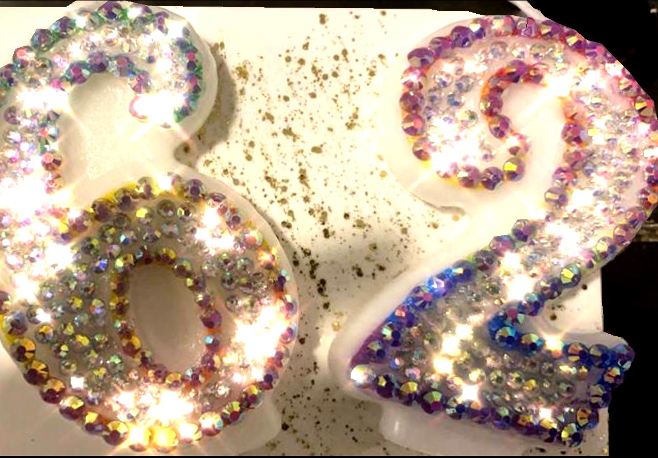 Bling Numbers – Rhinestone Decorations for Birthdays and Events