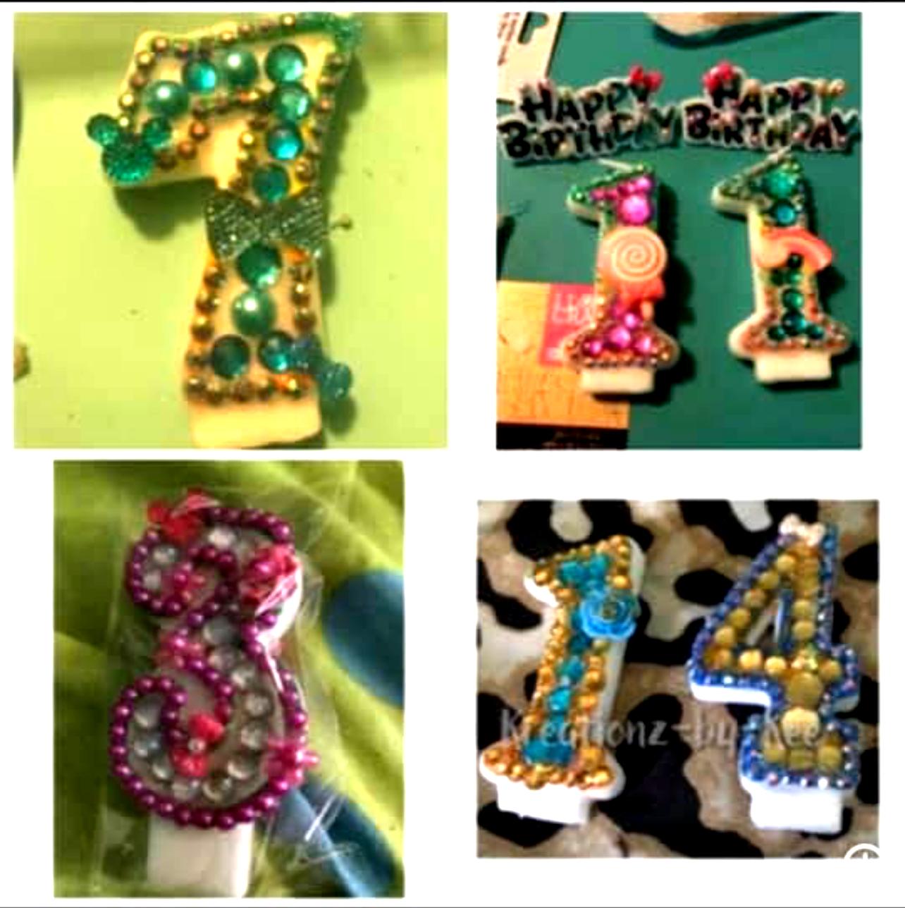 Bling Numbers – Rhinestone Decorations for Birthdays and Events